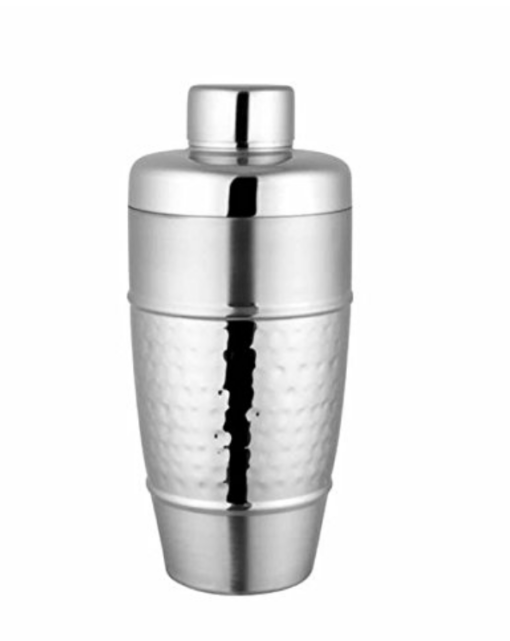 Shri & Sam High Grade Stainless Steel Hammered Cocktail Shaker -500 ML - Image 2